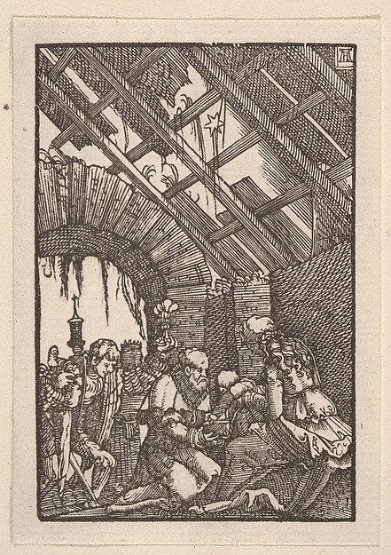 Albrecht Altdorfer, Adoration of the Magi, from "The Fall and Salvation of Mankind Through the Life and Passion of Christ"