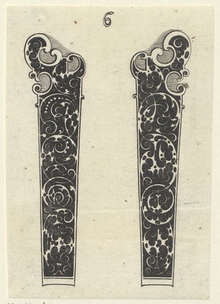 Le Blon, Michel, (1587-1658), (printmaker), Two ornamental knife handles