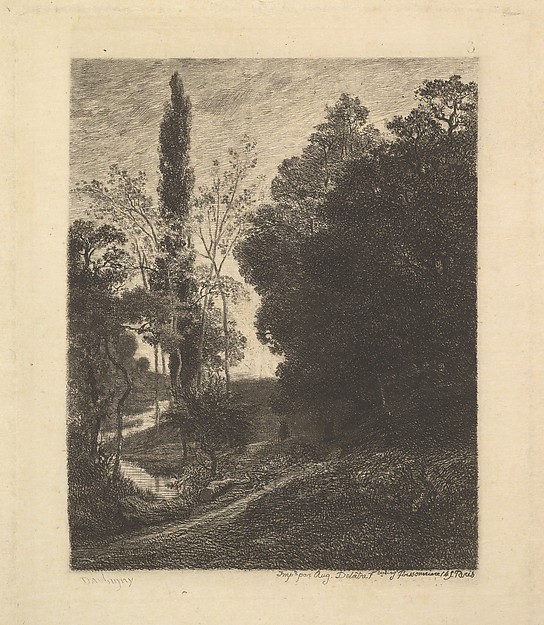 Charles-François Daubigny, The Banks of Cousin
