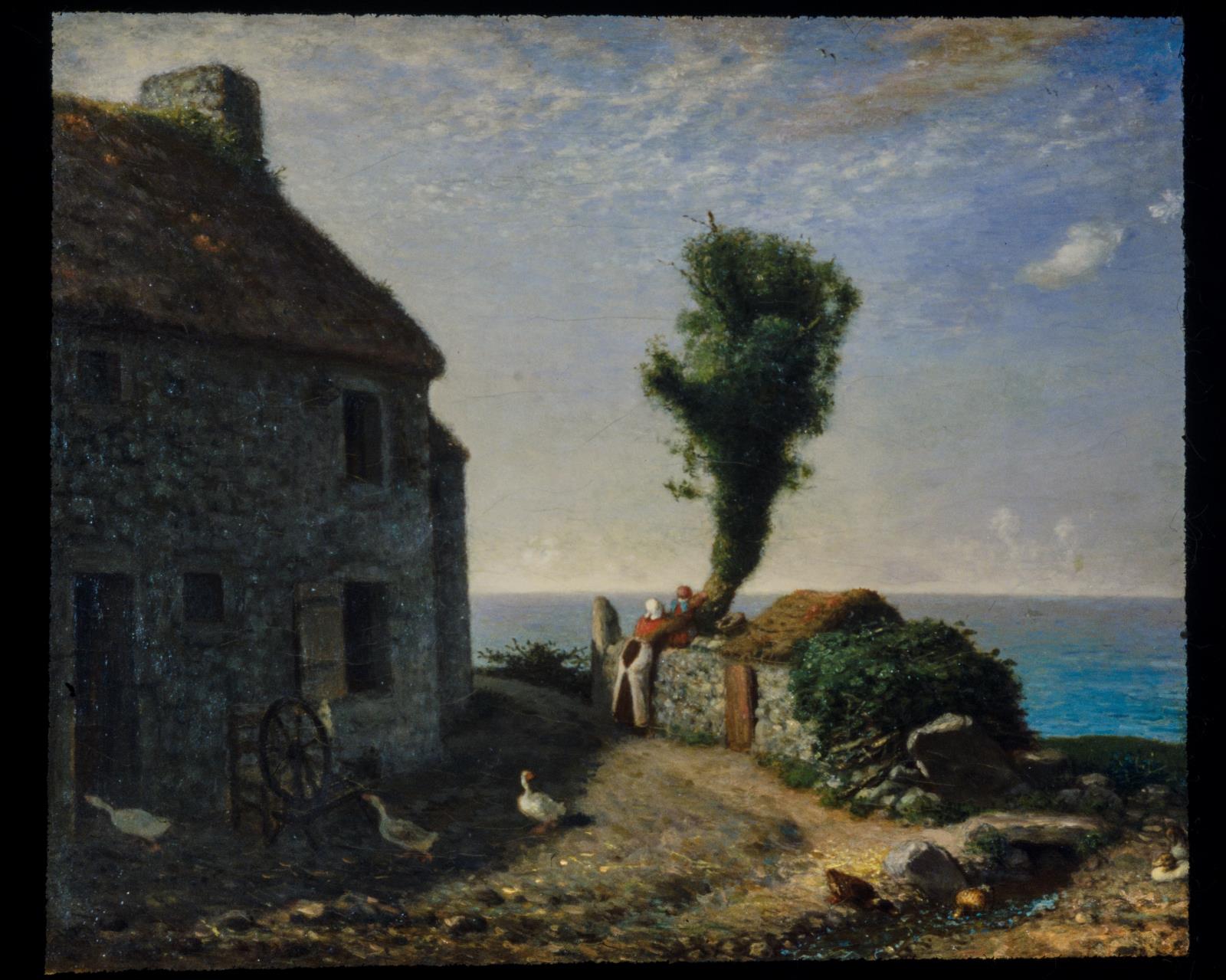 Jean-François Millet, End of the Hamlet of Gruchy