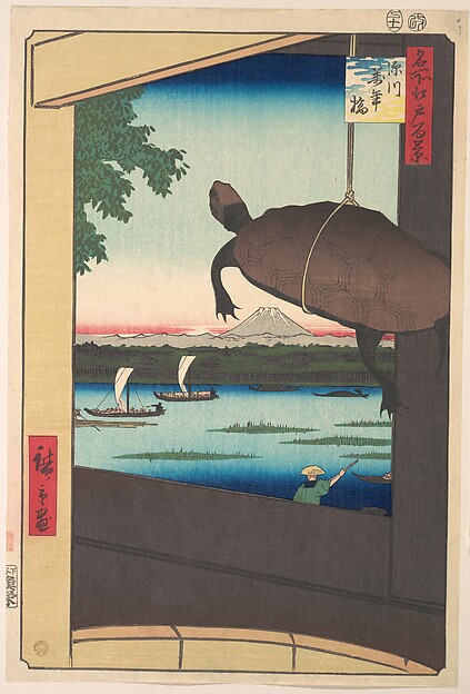 Utagawa Hiroshige, Mannen Bridge, Fukagawa