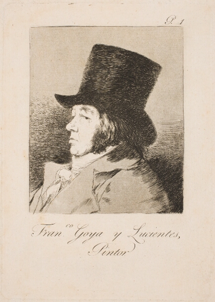 Francisco de Goya, Selvportræt