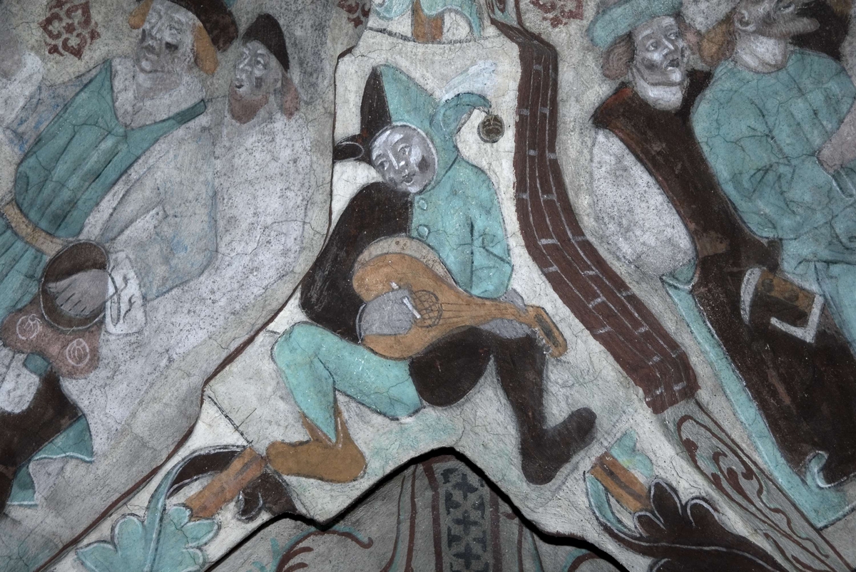 Bengt Backlund, Kalkmålning i Härkeberga kyrka, Uppland 2009