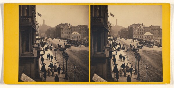 George Washington Wilson, Princes Street, Edinburgh, looking to the Calton Hill.