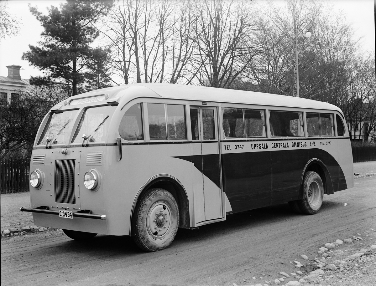 Paul Sandberg, Bus of Volvo brand, Uppsala 1935