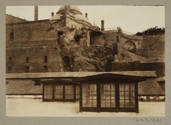 K.A.C. Creswell, Ruined angle with remains of staircase in the Citadel of Salah el-Din, Cairo
