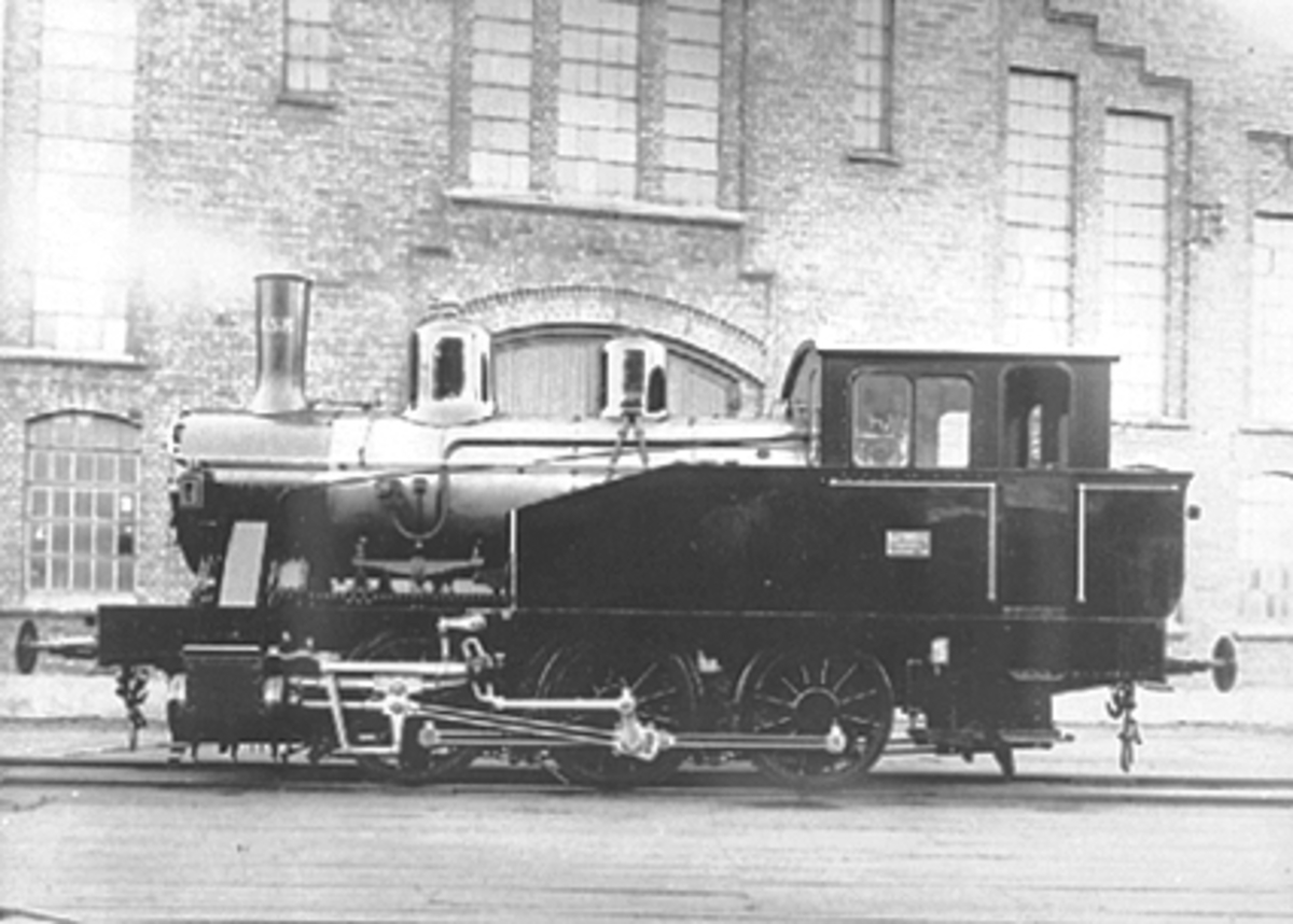 Anno Domkirkeodden, DAMPLOKOMOTIV NR. 458 TYPE 23, HAMAR JERNSTØPERI, HAM-JERN