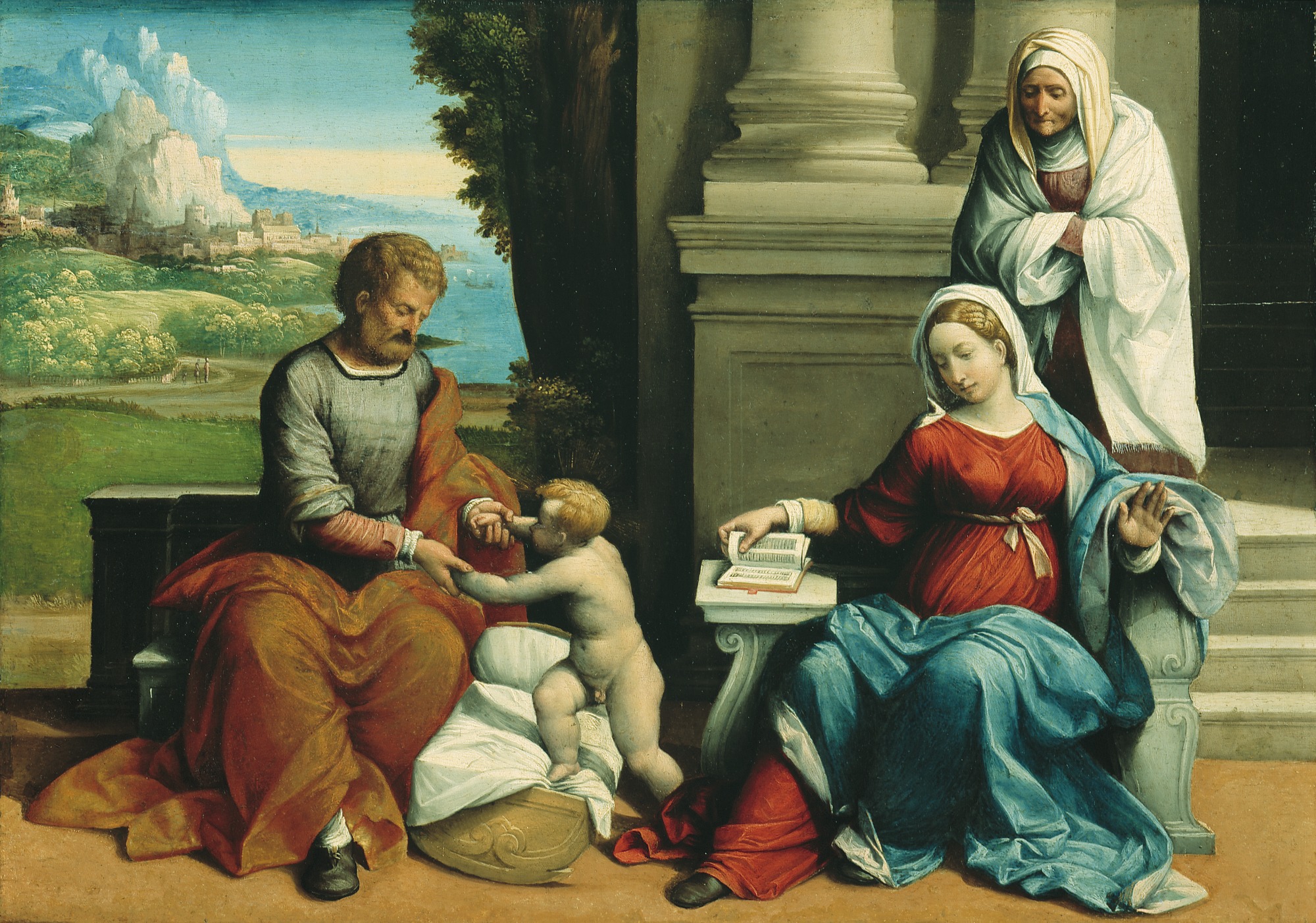 Benvenuto Tisi, Holy Family with St. Anne