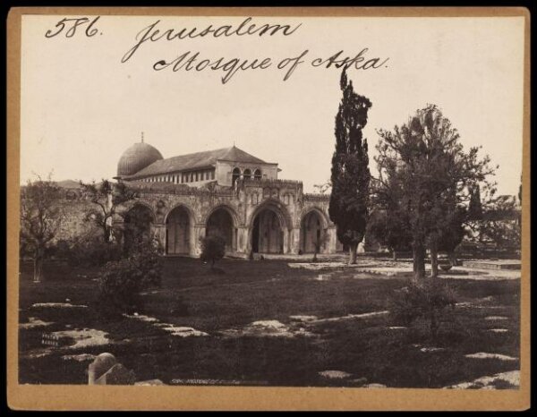 Francis Frith, Jerusalem.  Mosque of Aska