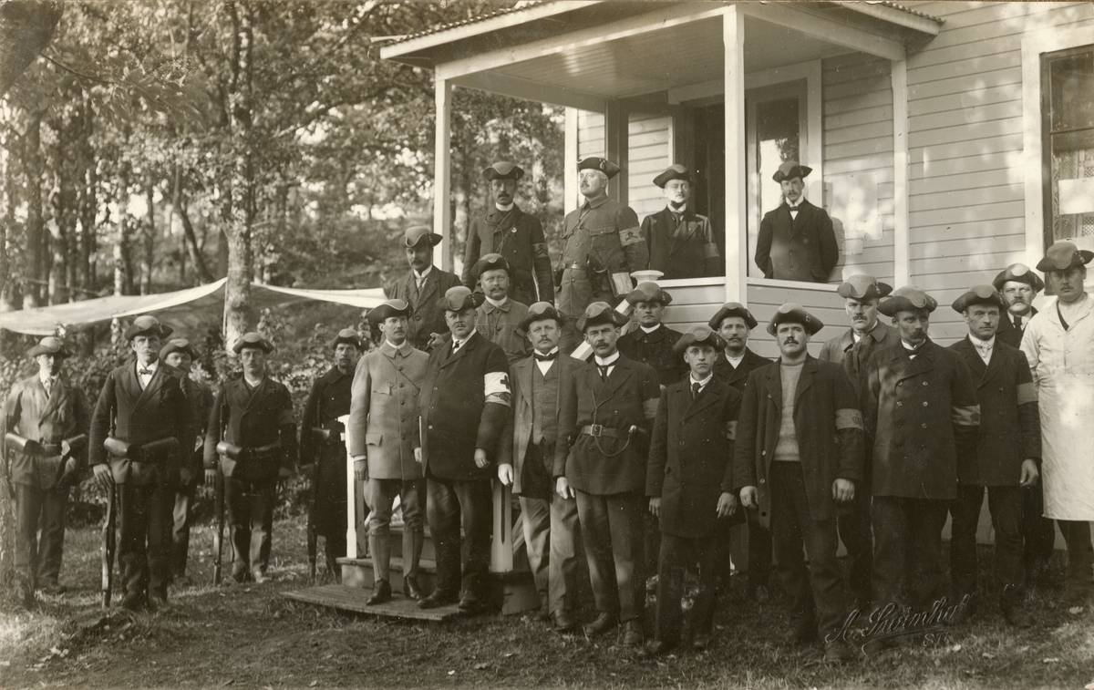 Axel A W Swinhufvud, Landstormens mobilisering 1914.
