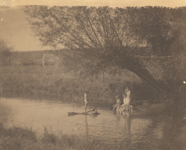 Thomas Eakins, [Susan Macdowell and Crowell Children at Avondale, Pennsylvania]