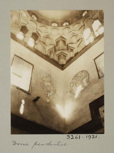 K.A.C. Creswell, Pendentive of dome in the funerary mosque of Mamluk Amir Ulmas al-Hajib, Cairo