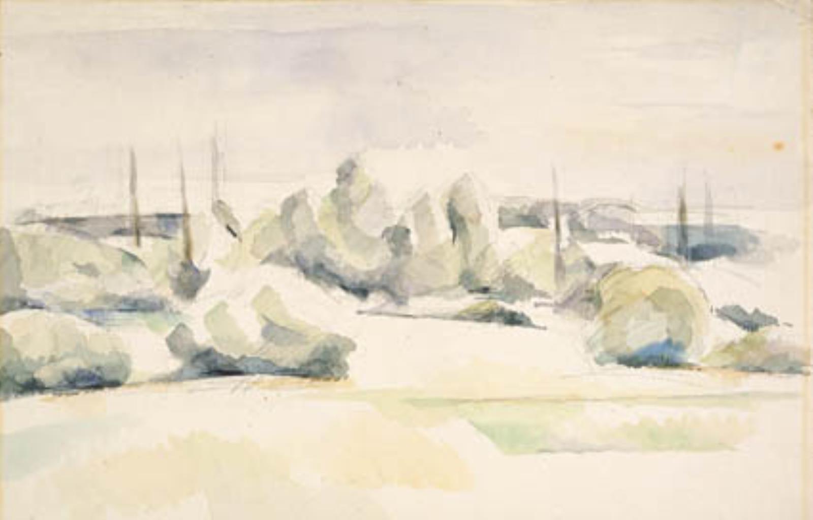 Paul Cézanne, Skrænter ved floden (Les berges)