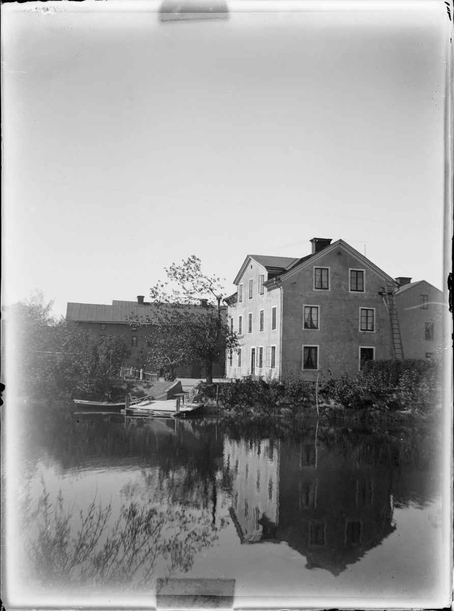 Carl Liljefors, "Gubben Hultgrens gård", Torsgatan, Luthagen, Uppsala 1900 - 1901