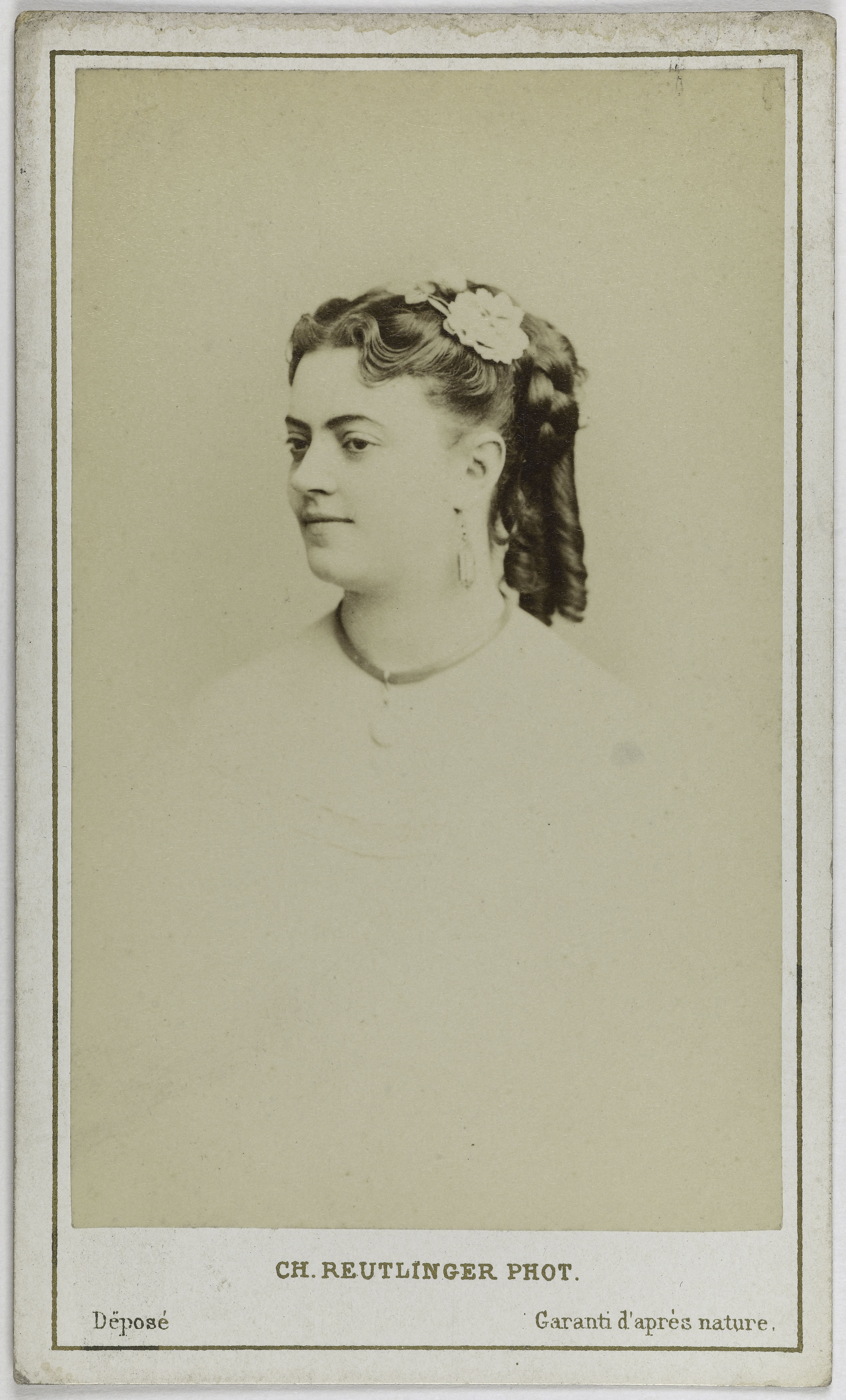 Charles Reutlinger, Portrait de Perier ou Perrier, (Marie Amélie Petit, dit), (1842-1909), (actrice)