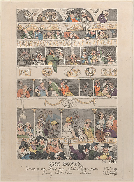Thomas Rowlandson, The Boxes