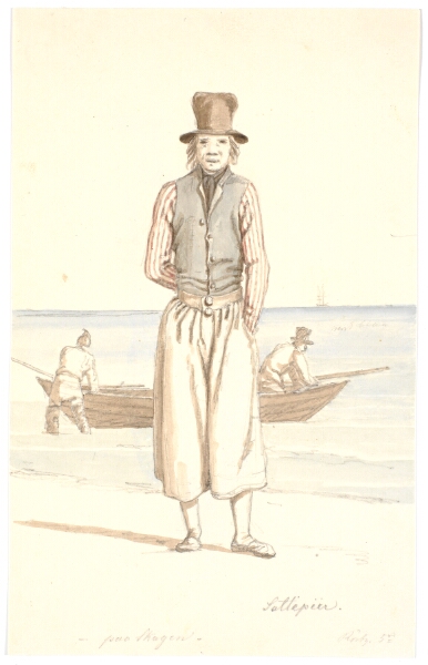 Martinus Rørbye, Saltepeer paa Skagen
