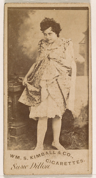 William S. Kimball & Company, Susie Dillon, from the Actresses series (N203) issued by Wm. S. Kimball & Co.