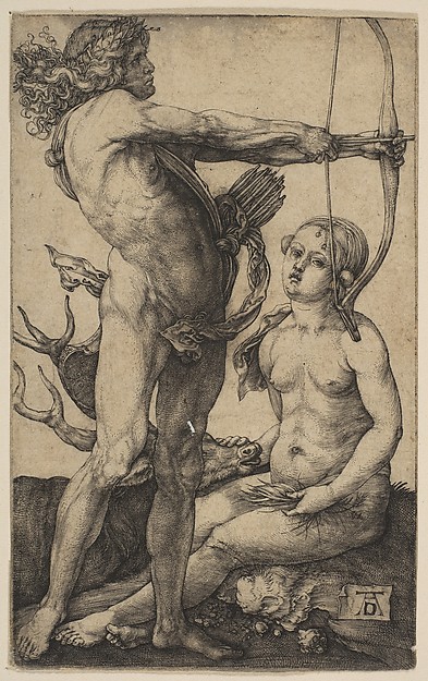Albrecht Dürer, Apollo and Diana