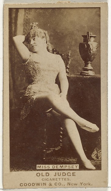 Goodwin & Company, Miss Dempsey, from the Actors and Actresses series (N171) for Old Judge Cigarettes
