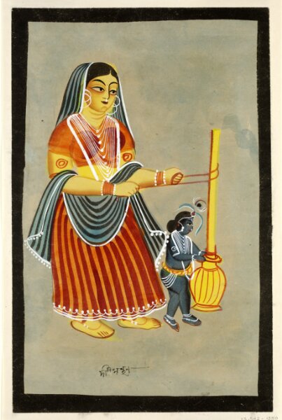 Unknown, Jasoda and Krishna