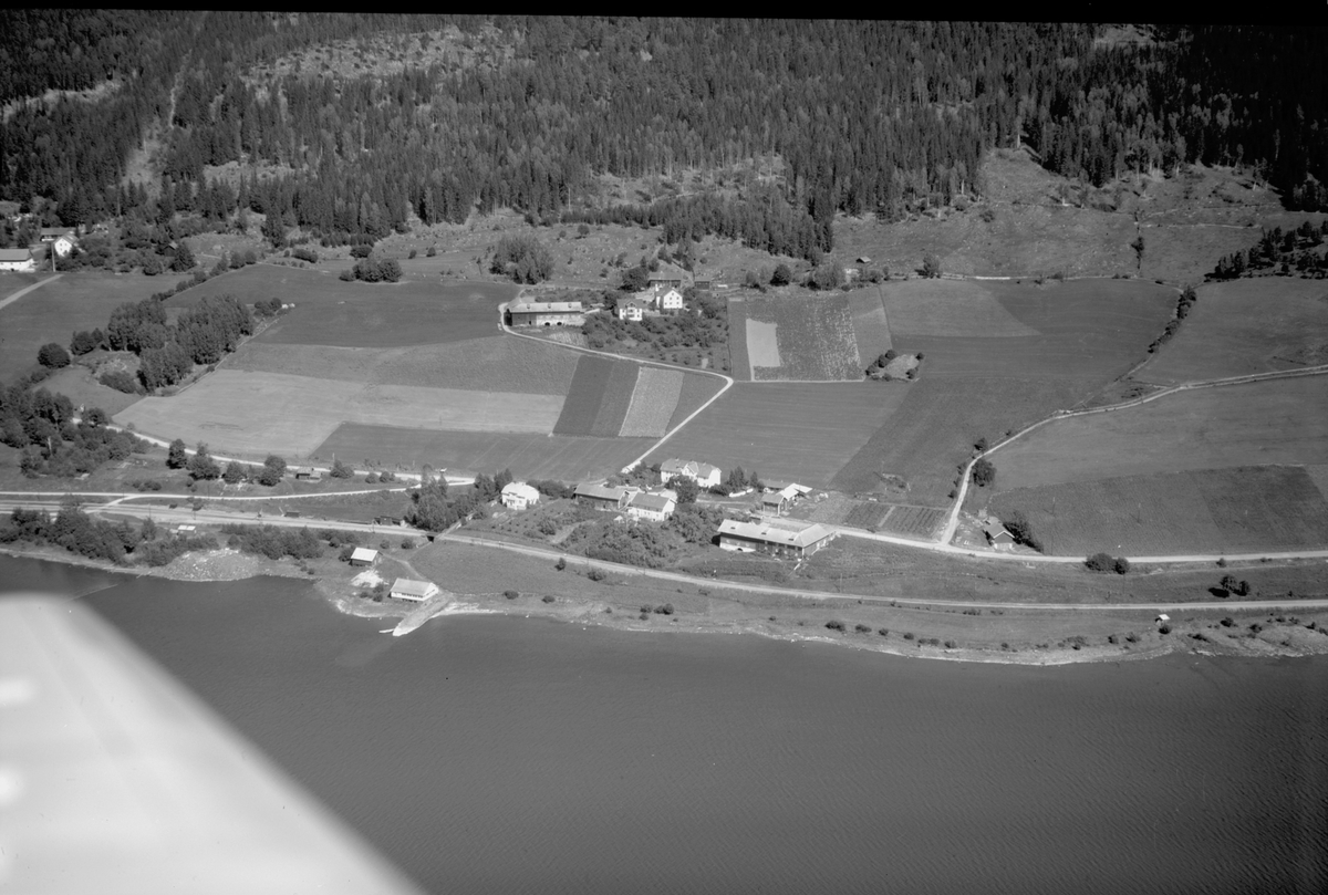 Anno Domkirkeodden, Flyfoto av Freng pensjonat, Brøttum, Ringsaker.