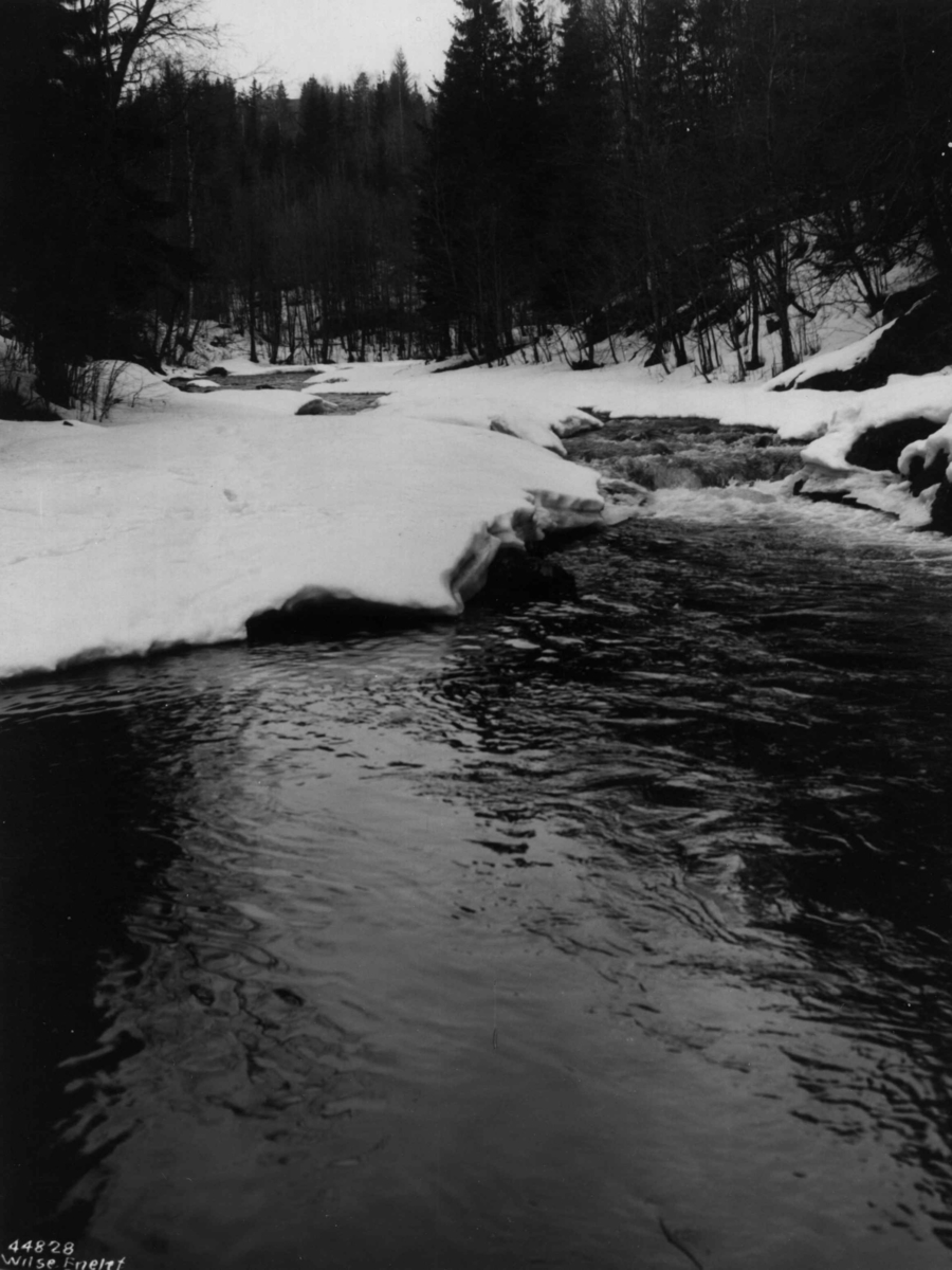 Anders Beer Wilse, Lysakerelva, vinter.