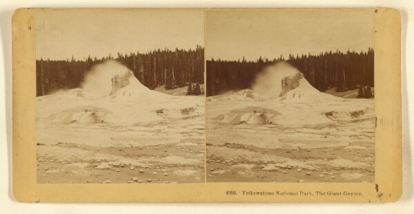 Benjamin West Kilburn, Yellowstone National Park, The Giant Geyser.