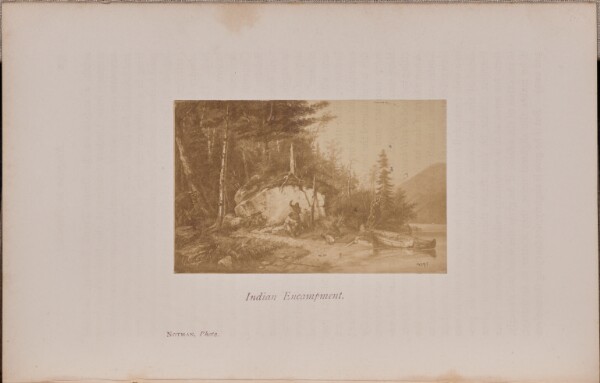 William Notman, Indian Encampment