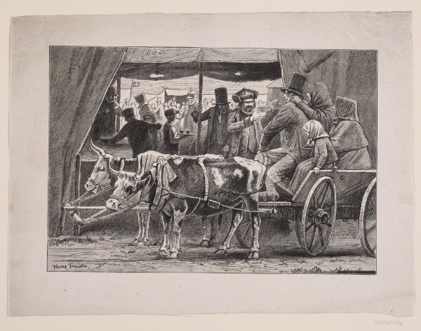 F. Hendriksen, Den sidste Kaffepunch. Vesterjysk Markedsscene