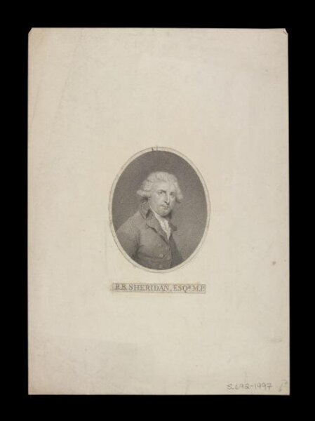 Unknown, R.B. Sheridan, Esqr. M.P.