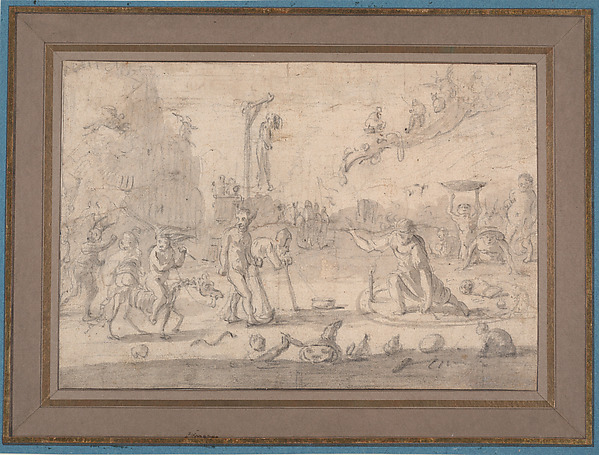 Cornelis Saftleven, A Witches' Sabbath