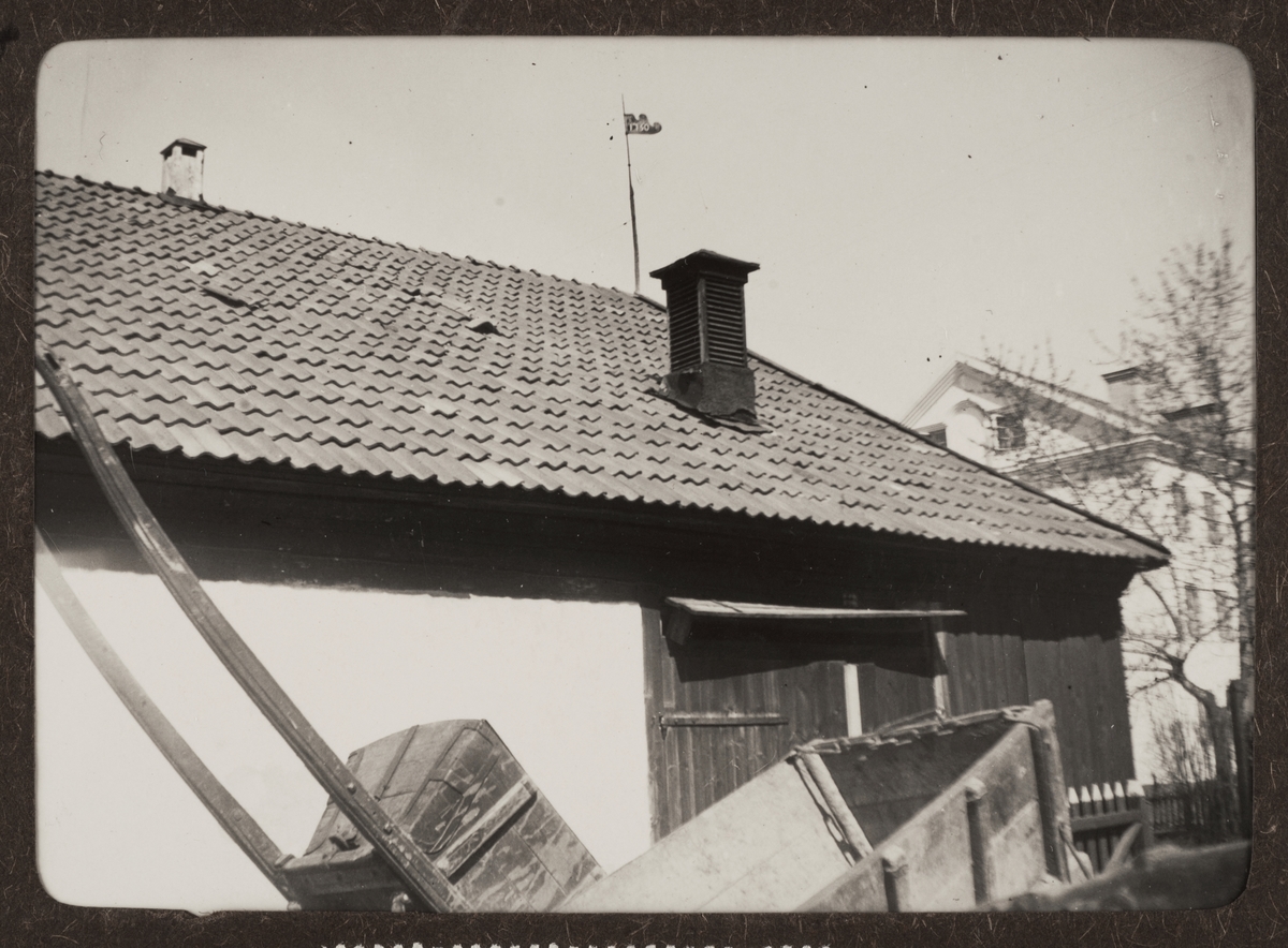 August Fredrik Schagerström, “Upsala, magazine below Väderkvarnsbacken, flöeln from 1750,” Fålhagen, Uppsala 1929