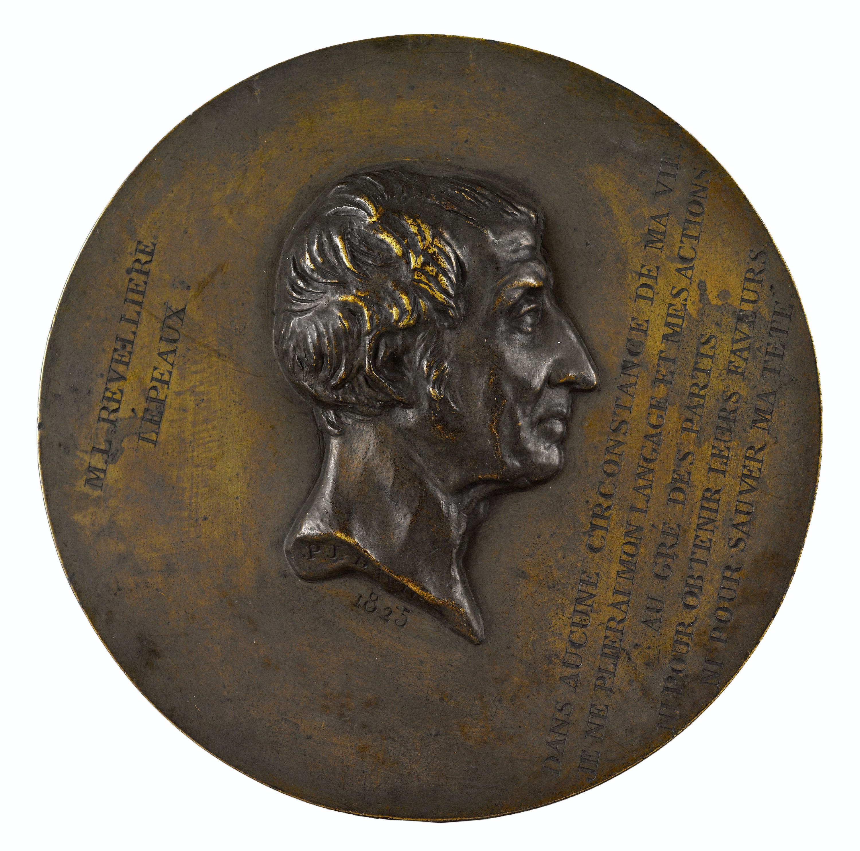 David d'Angers, Portrait de Louis-Marie Larevellière Lepeaux (1753-1824), homme politique