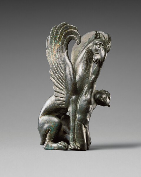 Unknown, Statuette of a Griffin with an Arimasp