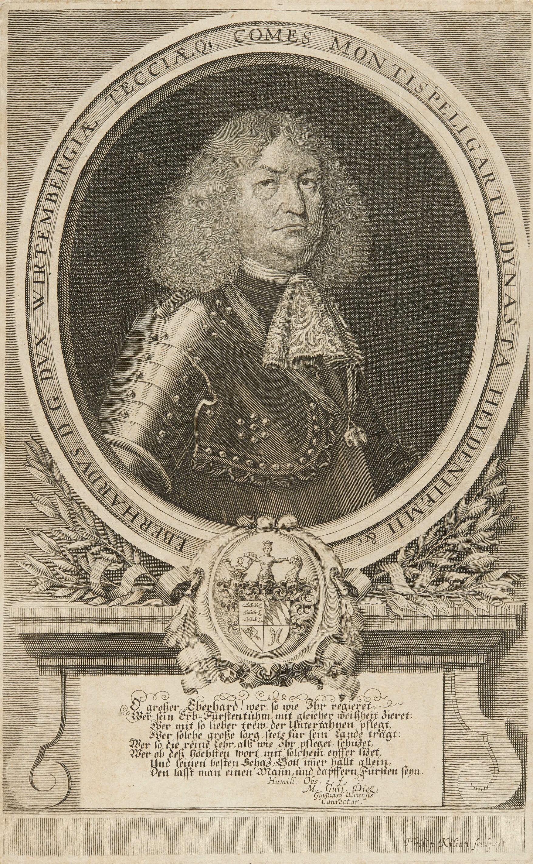Philipp Kilian, Bildnis Herzog Eberhard III. von Württemberg