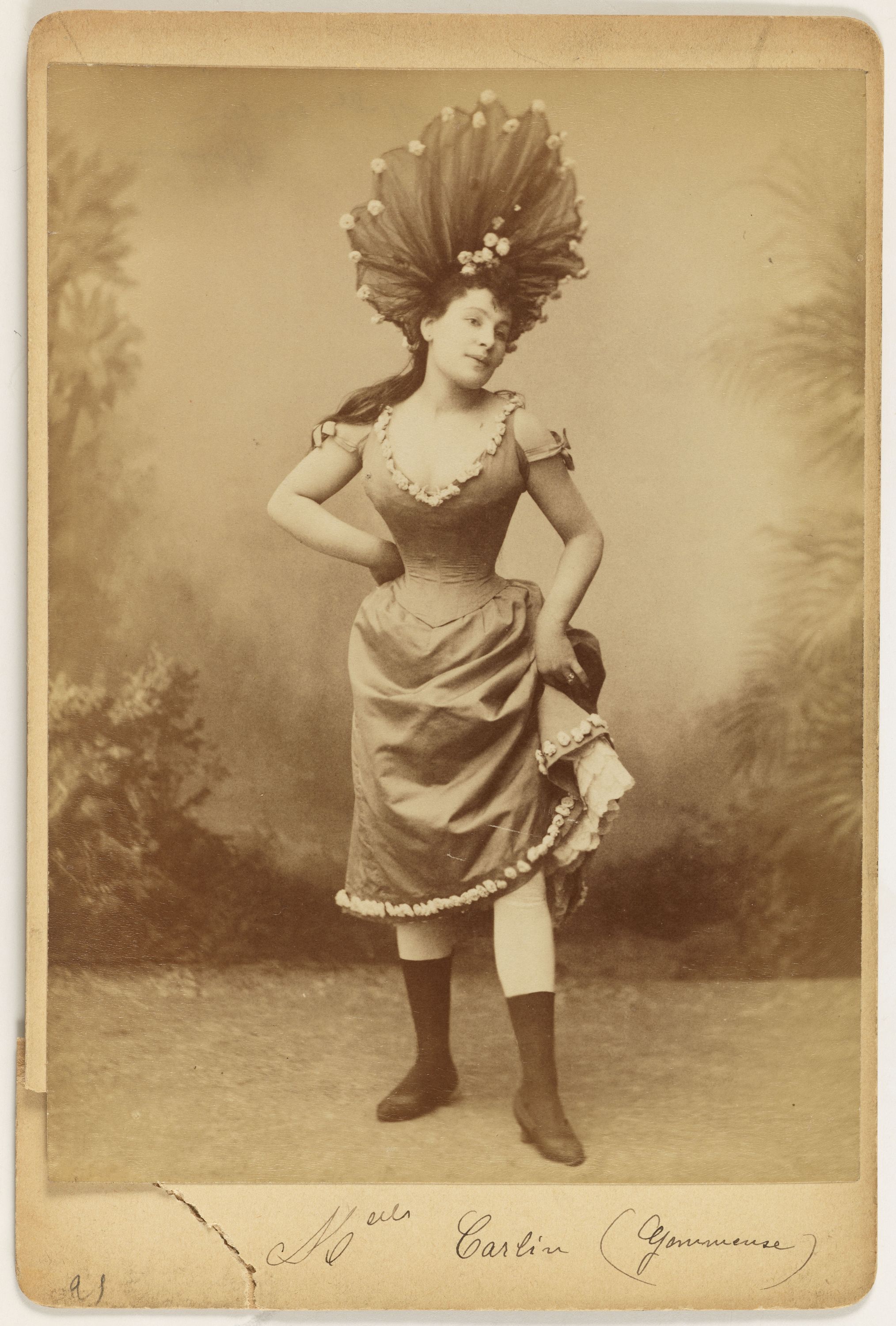 Anonyme, Portrait de Mlle Augustine Carlin, actrice