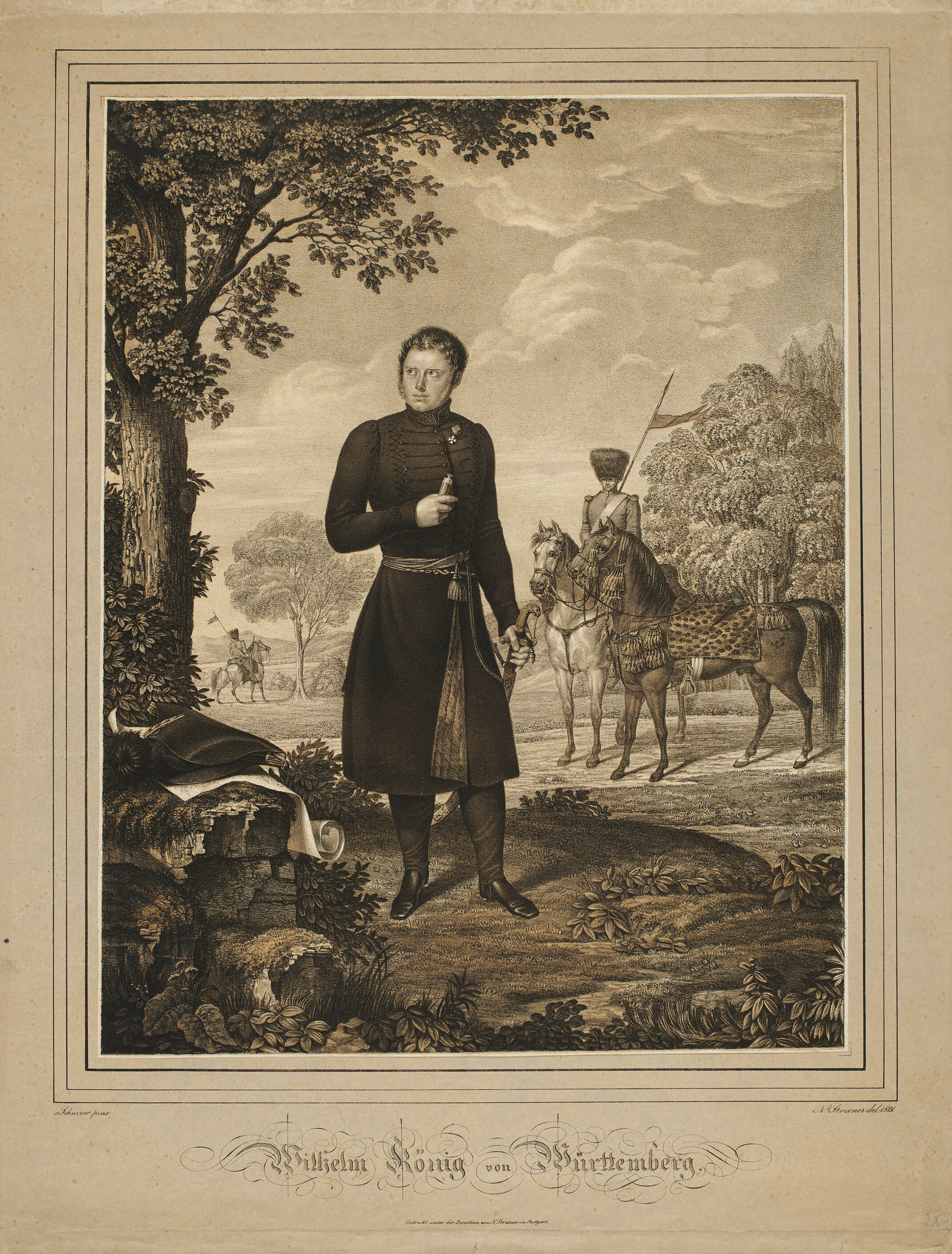 Joseph Joachim von Schnizer, Bildnis König Wilhelm I. von Württemberg