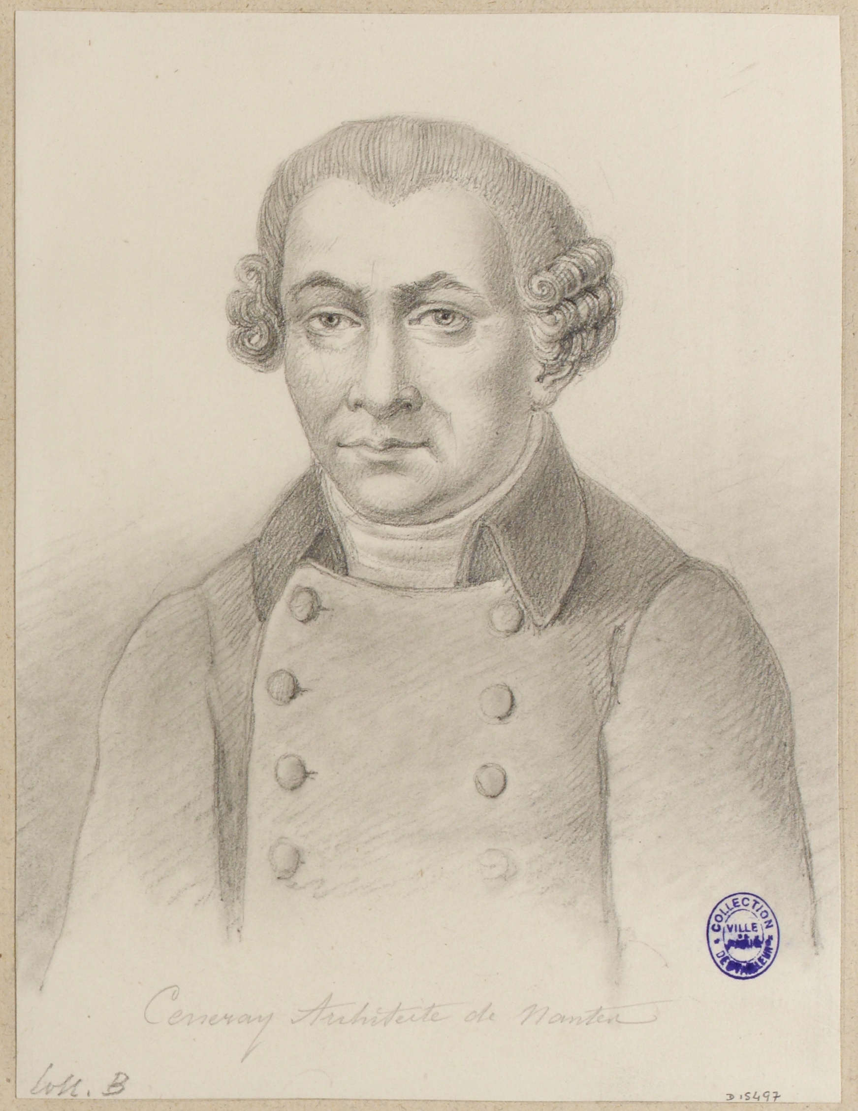 Anonyme, Portrait de Ceneray, architecte de Nantes