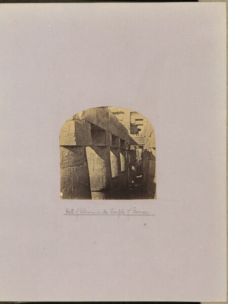 Francis Frith, Hall of Columns in the Temple of Karnak