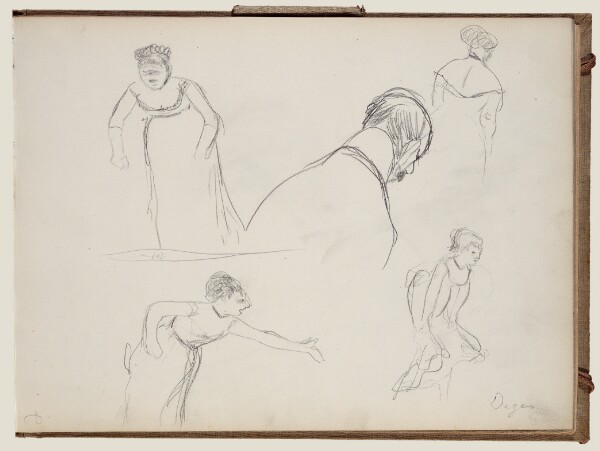 Edgar Degas, Five Rapid Sketches