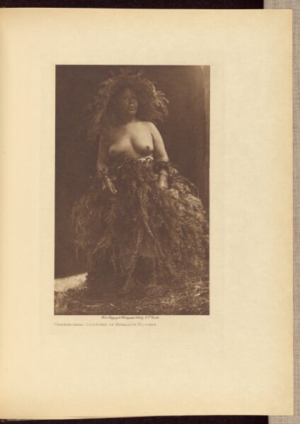 Edward S. Curtis, Ceremonial Costume of Hemlock Boughs