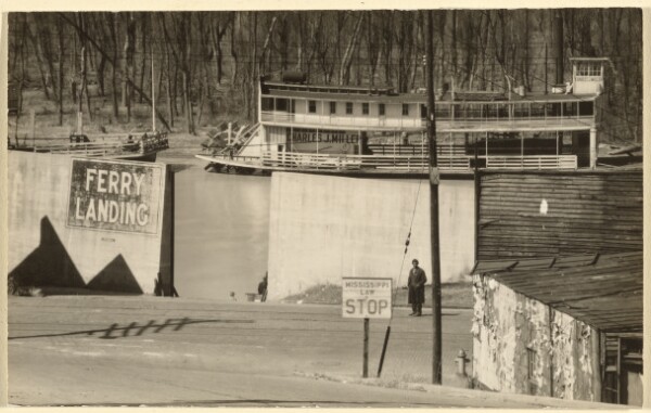 Walker Evans, Ferry Landing, Vicksburg, Mississippi