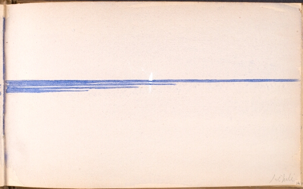 Agnes Slott-Møller, Himmel og hav med skib