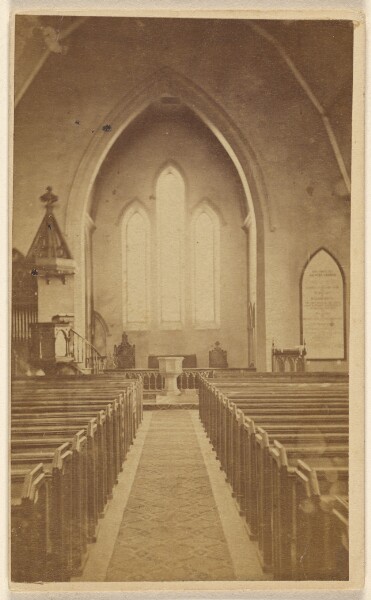 Unknown, [Interior of an unidentified church]