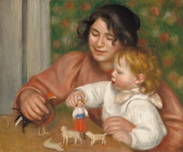 Auguste Renoir, Child with Toys - Gabrielle and the Artist's Son, Jean