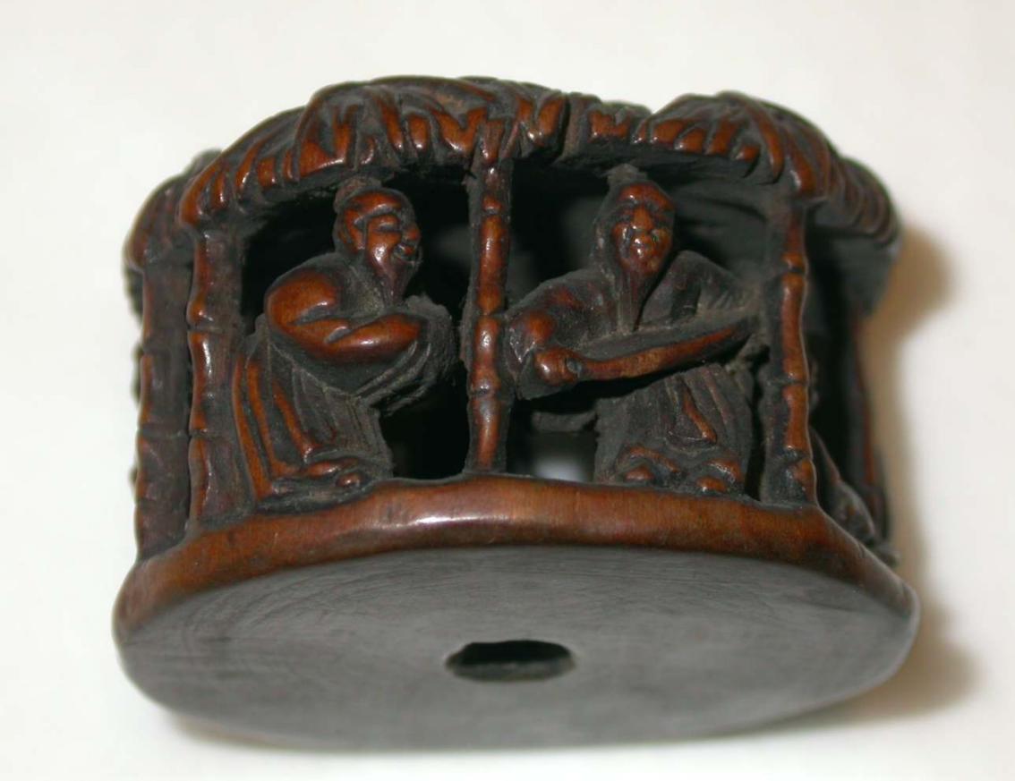 Unknown artist, Netsuke in Gestalt einer Hütte