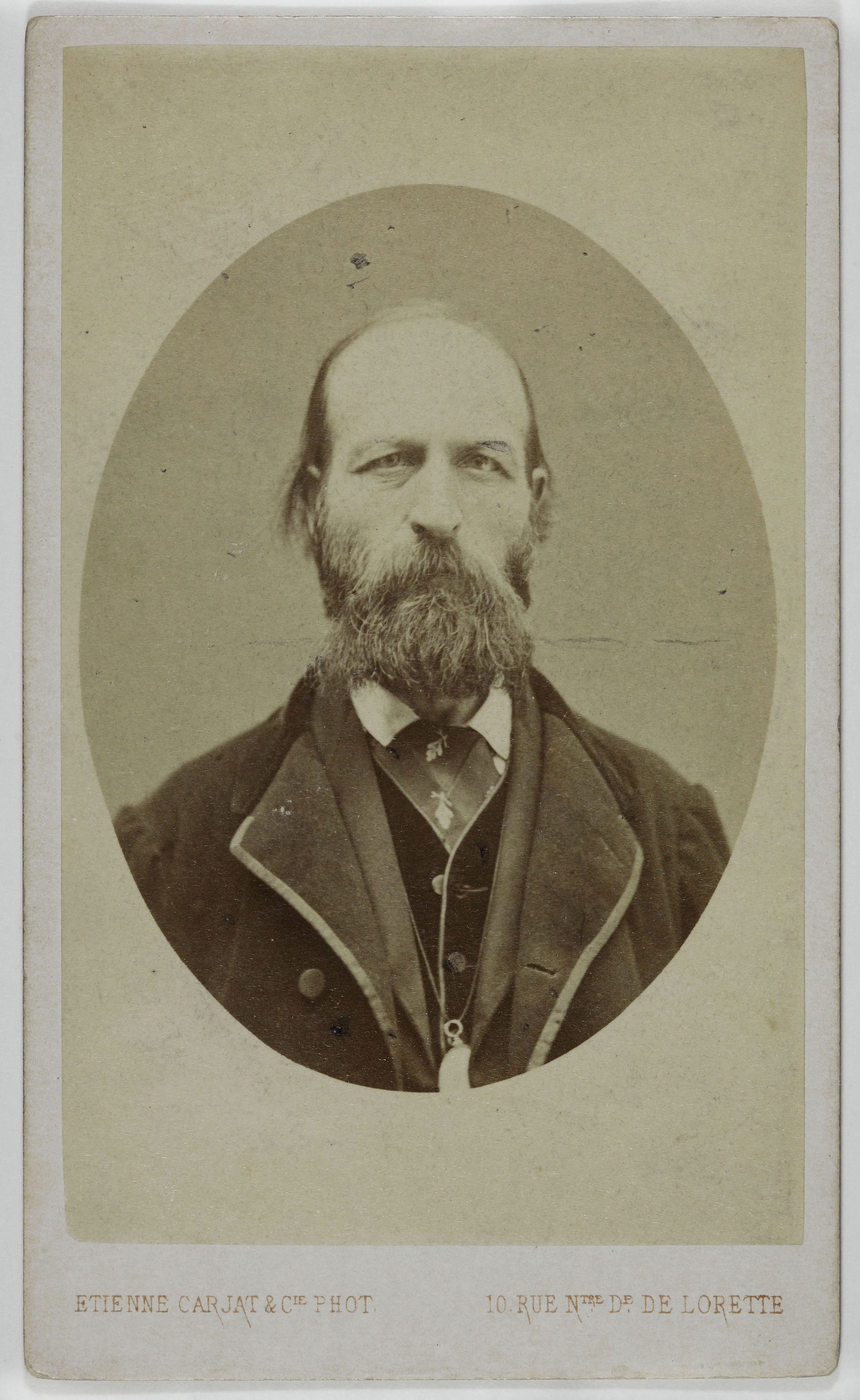 Etienne Carjat, Portrait d'Allix ou Alix Jules-Louis, (1818-1872), (Colonel de la Légion, membre de la Commune)