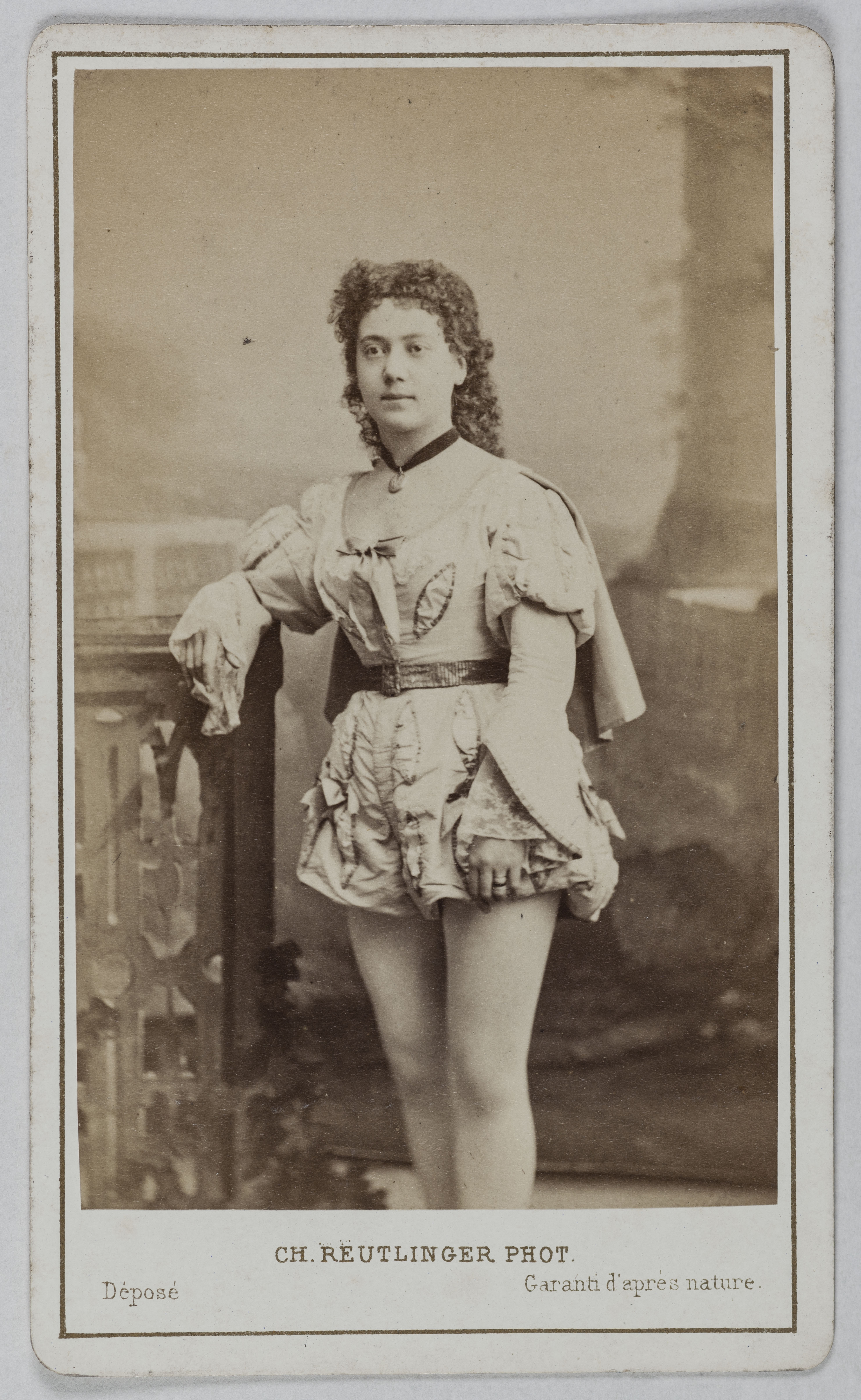 Charles Reutlinger, Portrait de Gayet (actrice aux Bouffes)