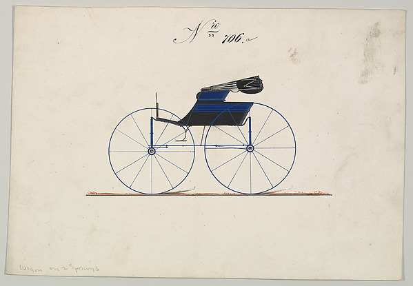 Brewster & Co., Design for Wagon, no. 706a